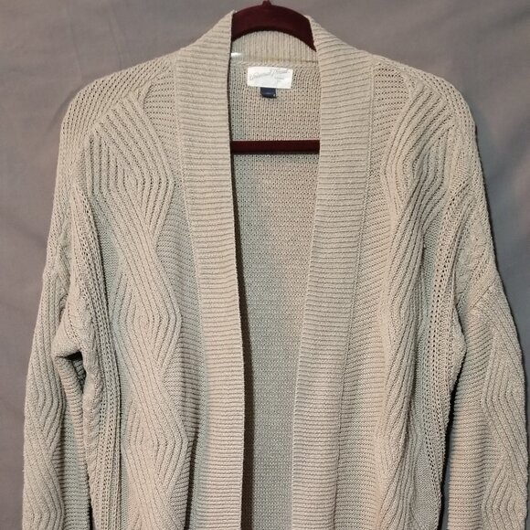 UNIVERSAL THREAD, XS OPEN FRONT SWEATER, TAUPE. - Picture 1 of 1